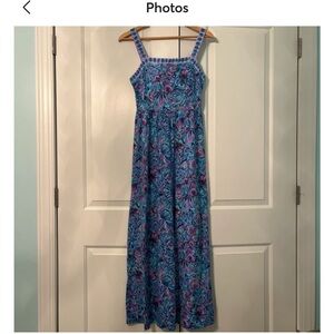 Lilly Pulitzer Marisol shells bells maxi size 4